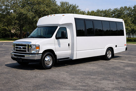 18-passenger minibus available for charter in Temecula, CA